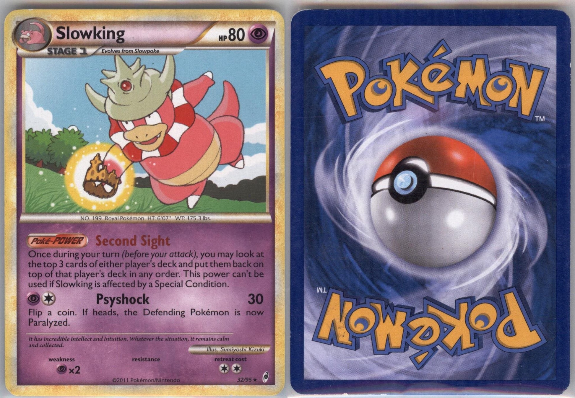 *SE BILDE FOR TILSTAND* Slowking #32 Pokemon Call of Legends Pokesingles