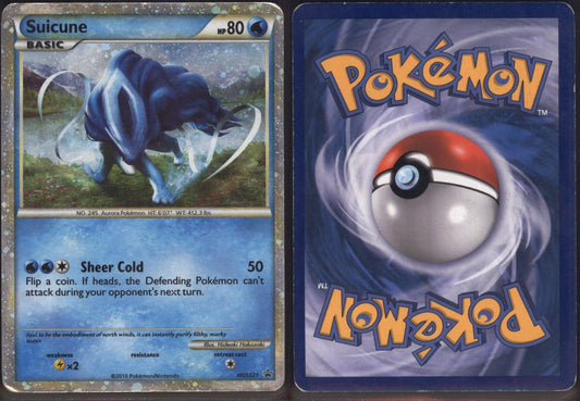 *SE BILDE FOR TILSTAND* Suicune #HGSS21 Pokemon Promo Pokesingles