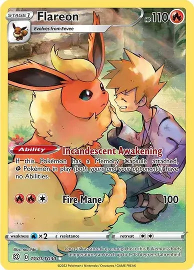 Flareon TG01, Brilliant Stars | Sword & Shield, , 0.00 kr, Pokesingles. Kjøp pokemon kort til lave priser hos oss.