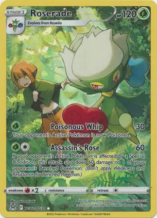 Roserade TG02, Lost Origin | Sword & Shield, , 0.00 kr, Pokesingles. Kjøp pokemon kort til lave priser hos oss.