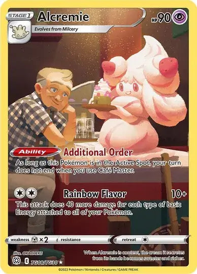 Alcremie TG08, Brilliant Stars | Sword & Shield, , 0.00 kr, Pokesingles. Kjøp pokemon kort til lave priser hos oss.