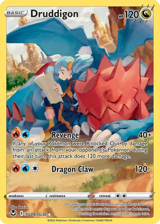 Druddigon TG09, Silver Tempest | Sword & Shield, , 0.00 kr, Pokesingles. Kjøp pokemon kort til lave priser hos oss.