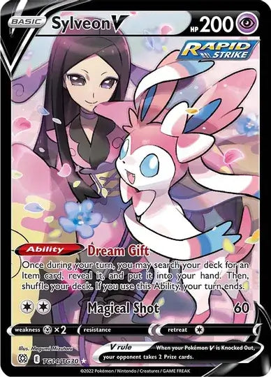 Sylveon V TG14, Brilliant Stars | Sword & Shield, v, 0.00 kr, Pokesingles. Kjøp pokemon kort til lave priser hos oss.