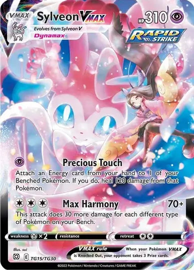 Sylveon VMAX TG15, Brilliant Stars | Sword & Shield, v, 0.00 kr, Pokesingles. Kjøp pokemon kort til lave priser hos oss.