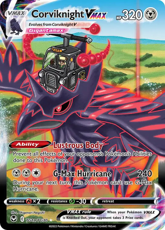 Corviknight VMAX TG19, Silver Tempest | Sword & Shield, , 0.00 kr, Pokesingles. Kjøp pokemon kort til lave priser hos oss.
