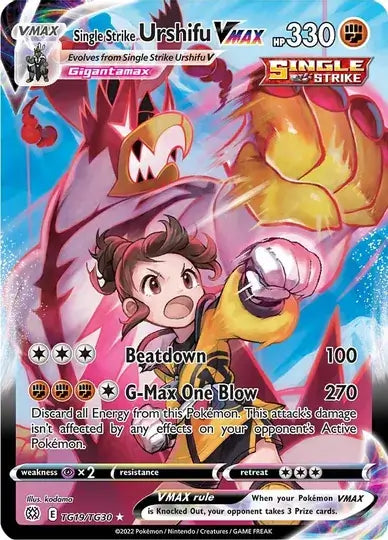 Single Strike Urshifu VMAX TG19, Brilliant Stars | Sword & Shield, v, 0.00 kr, Pokesingles. Kjøp pokemon kort til lave priser hos oss.