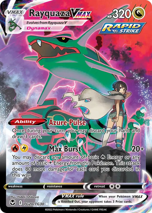 Rayquaza VMAX TG20, Silver Tempest | Sword & Shield, , 0.00 kr, Pokesingles. Kjøp pokemon kort til lave priser hos oss.
