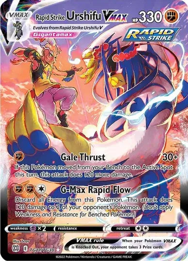 Rapid Strike Urshifu VMAX TG21, Brilliant Stars | Sword & Shield, v, 0.00 kr, Pokesingles. Kjøp pokemon kort til lave priser hos oss.