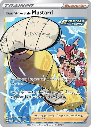 Rapid Strike Style Mustard TG27, Brilliant Stars | Sword & Shield, , 0.00 kr, Pokesingles. Kjøp pokemon kort til lave priser hos oss.