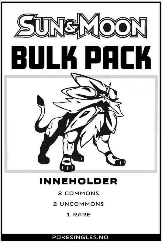 Sun & Moon Bulk Pack - Custom boosterpakke Pokesingles