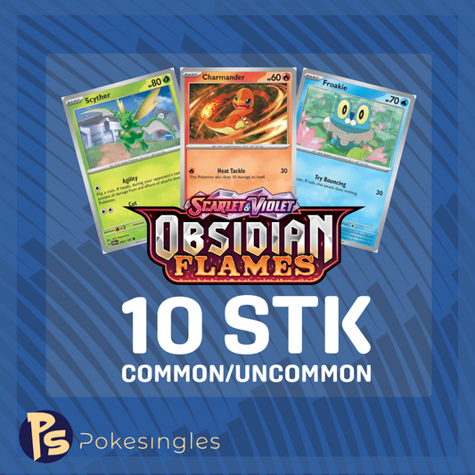 10 tilfeldige bulk kort fra Obsidian Flames