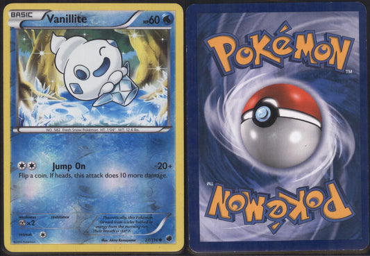 *SE BILDE FOR TILSTAND* Vanillite [Reverse Holo] #27 Pokemon Plasma Freeze Pokesingles