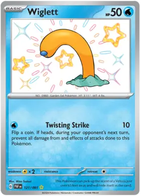 121 Wiglett, Paldean Fates, secret, 100.00 kr, Pokesingles. Kjøp pokemon kort til lave priser hos oss.