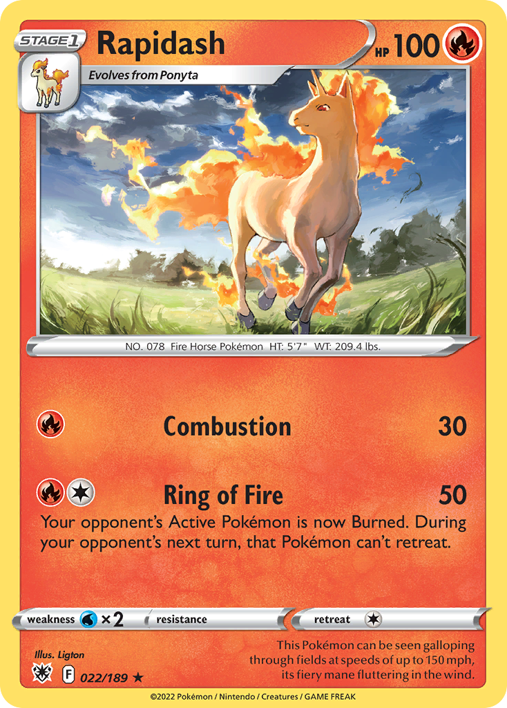 Rapidash 22 - Astral Radiance