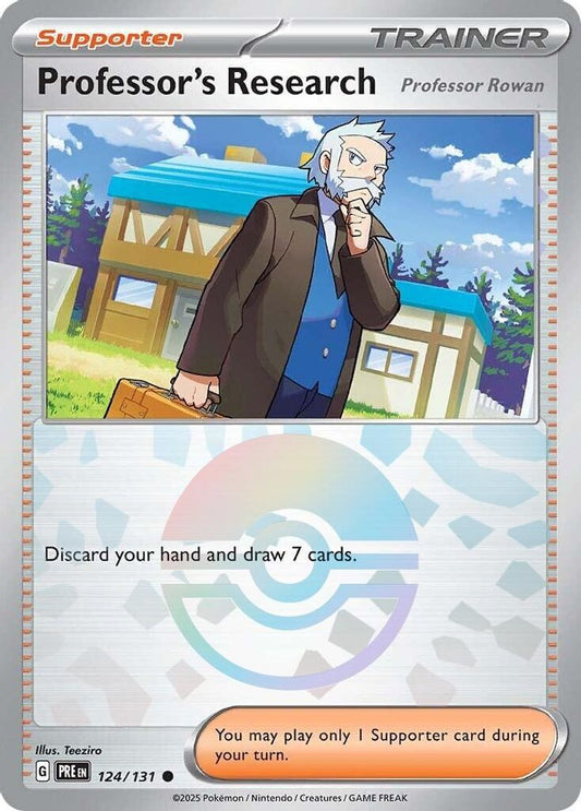 Professor's Research [Rowan] (Poke Ball Pattern) 124 - Prismatic Evolutions