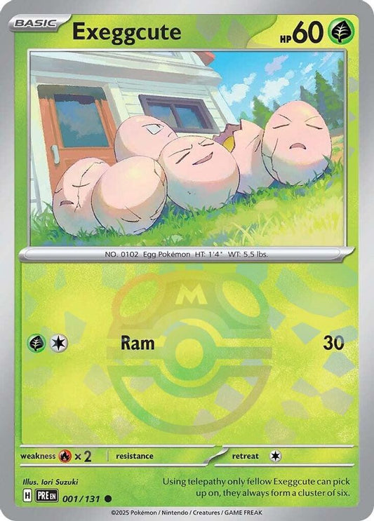 Exeggcute (Master Ball Pattern) 1 - Prismatic Evolutions