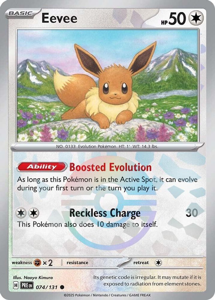 Eevee (Poke Ball Pattern) 74 - Prismatic Evolutions