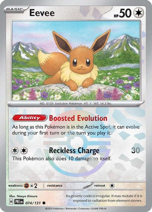 Eevee (Poke Ball Pattern) 74 - Prismatic Evolutions
