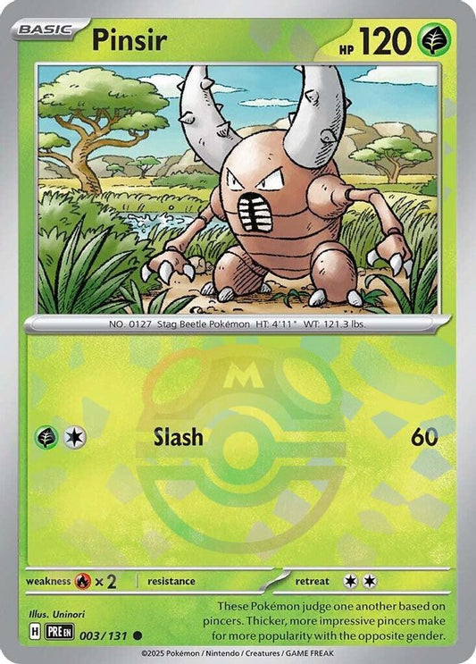 Pinsir (Master Ball Pattern) 3 - Prismatic Evolutions