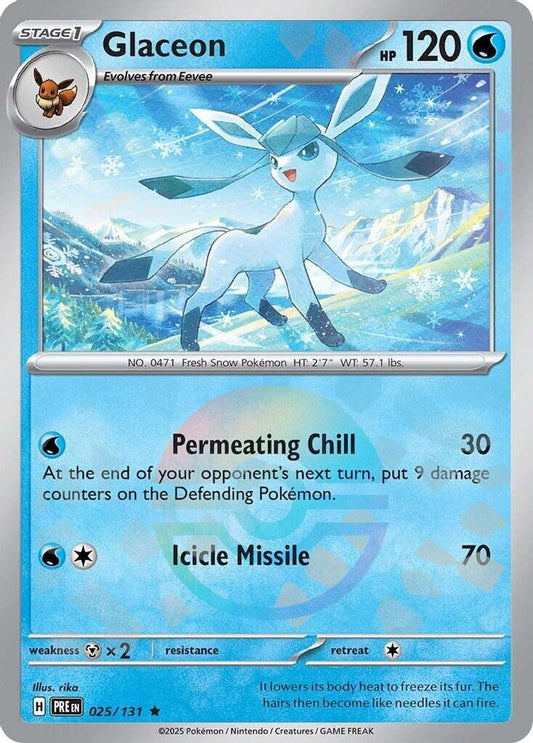 Glaceon (Poke Ball Pattern) 25 - Prismatic Evolutions