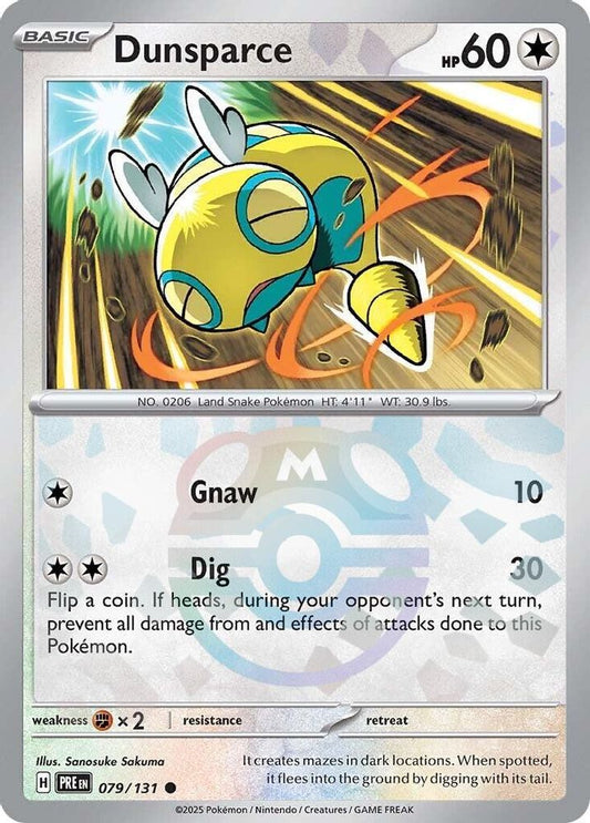 Dunsparce (Master Ball Pattern) 79 - Prismatic Evolutions