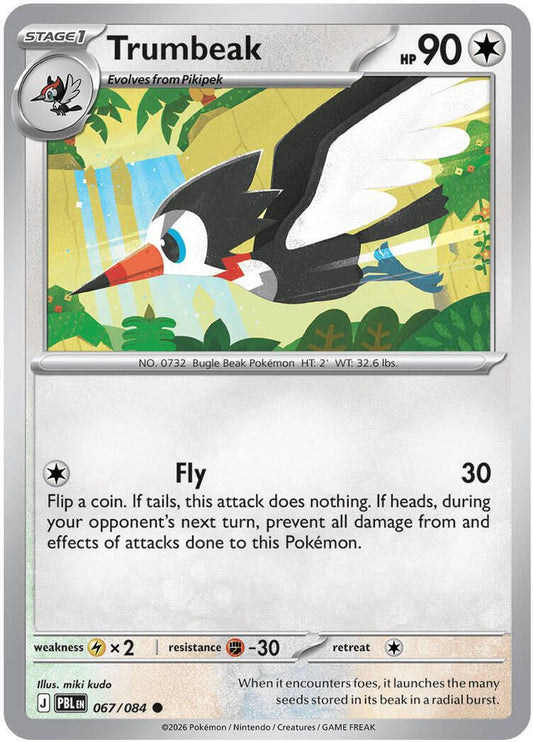 Trumbeak 067/084 (Reverse Holo) - Pitch Black
