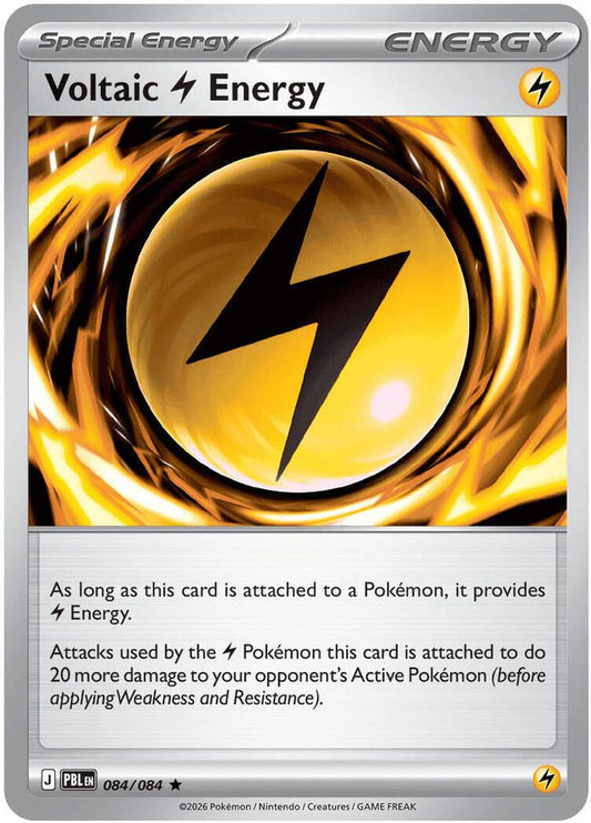 Voltaic Lightning Energy 084/084 (Reverse Holo) - Pitch Black