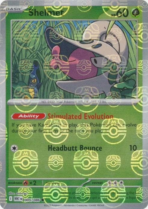 Shelmet (Master Ball Pattern) 8 - White Flare
