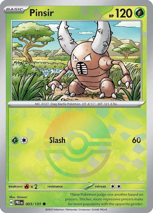 Pinsir (Poke Ball Pattern) 3 - Prismatic Evolutions