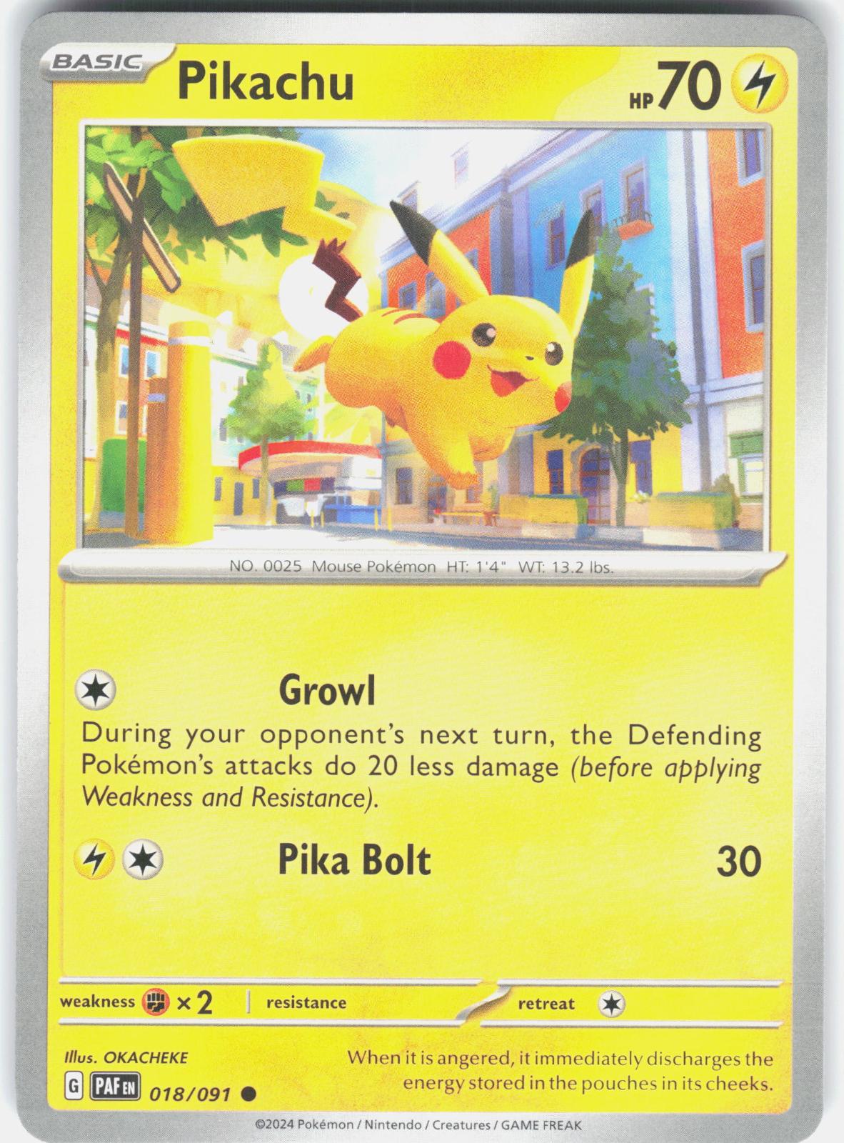 Pikachu 18 - Paldean Fates