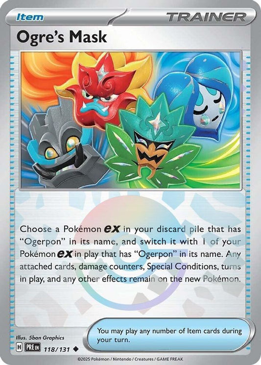 Ogre's Mask (Poke Ball Pattern) 118 - Prismatic Evolutions