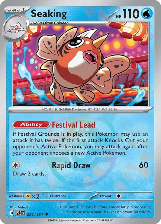 Seaking (Master Ball Pattern) 21 - Prismatic Evolutions