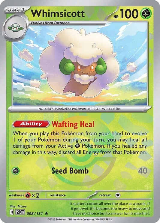 Whimsicott (Poke Ball Pattern) 8- Prismatic Evolutions