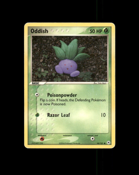 *SE BILDE FOR TILSTAND* Oddish #68 Pokemon Hidden Legends Pokesingles