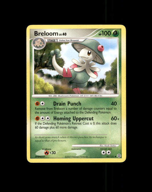 *SE BILDE FOR TILSTAND* Breloom #45 Pokemon Secret Wonders Pokesingles