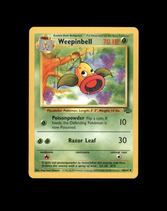 *SE BILDE FOR TILSTAND* Weepinbell #48 Pokemon Jungle Pokesingles