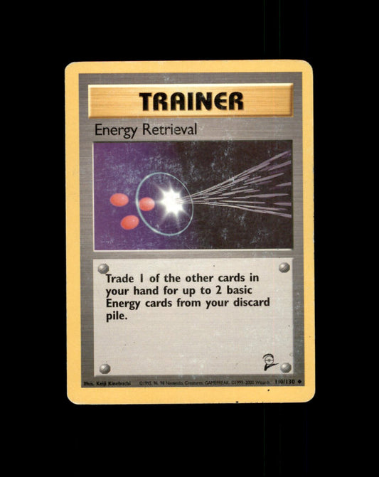 *SE BILDE FOR TILSTAND* Energy Retrieval #110 Pokemon Base Set 2 Pokesingles