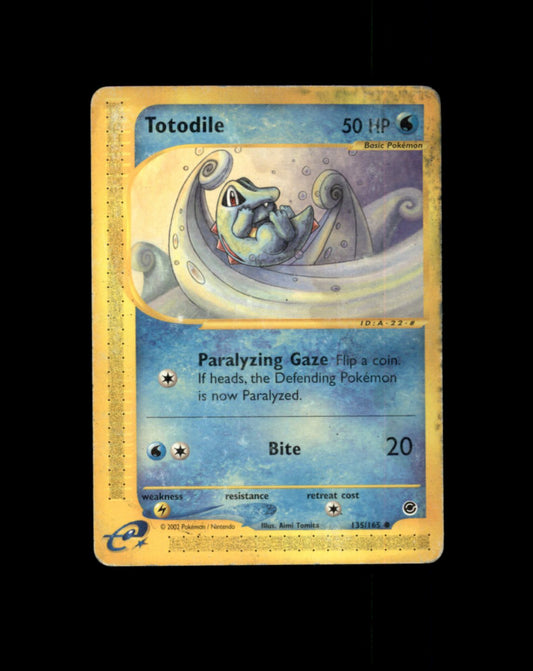 *SE BILDE FOR TILSTAND* Totodile #135 Pokemon Expedition Pokesingles