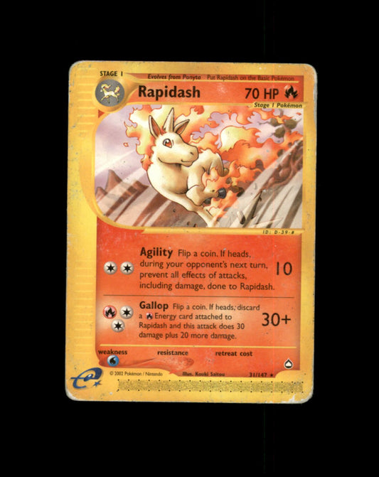*SE BILDE FOR TILSTAND* Rapidash #31 Pokemon Aquapolis Pokesingles