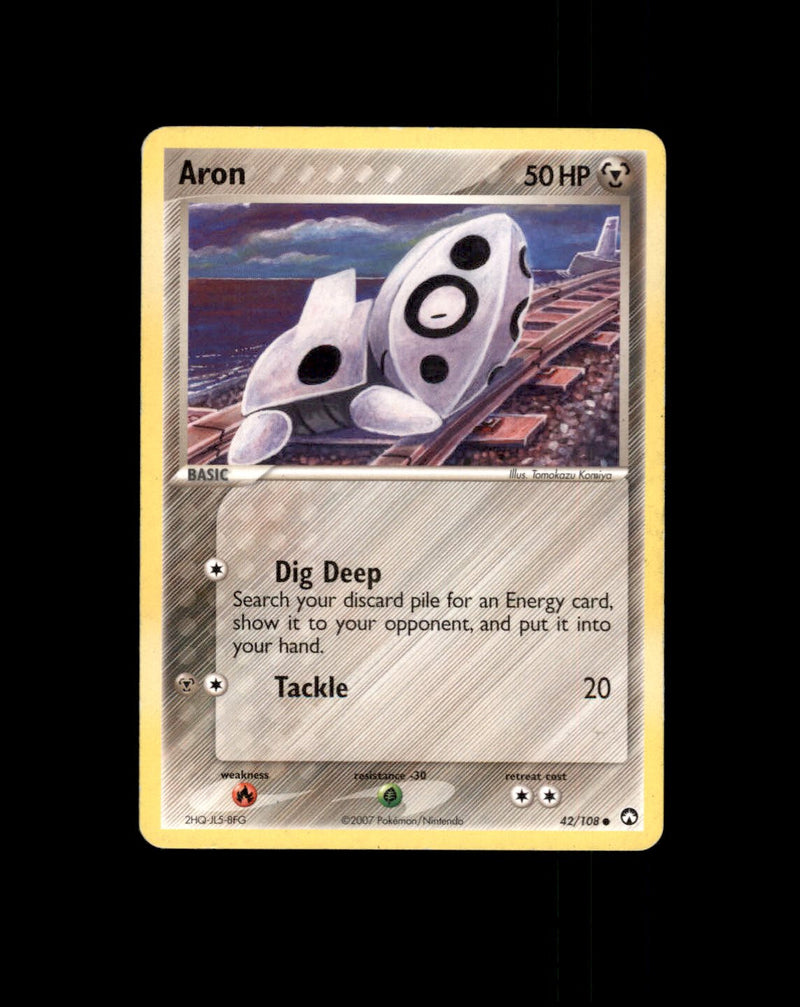 *SE BILDE FOR TILSTAND* Aron #42 Pokemon Power Keepers Pokesingles