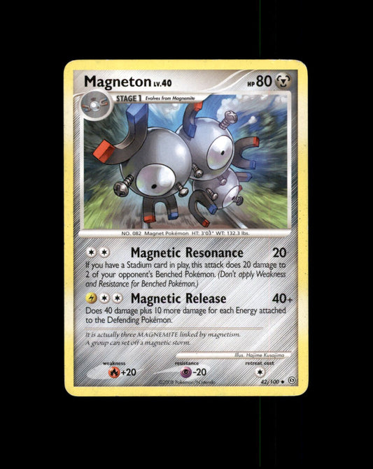 *SE BILDE FOR TILSTAND* Magneton #42 Pokemon Stormfront Pokesingles