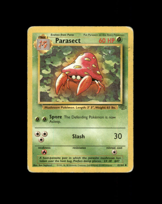 *SE BILDE FOR TILSTAND* Parasect #41 Pokemon Jungle Pokesingles