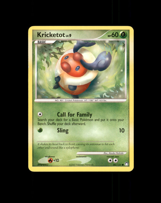 *SE BILDE FOR TILSTAND* Kricketot #86 Pokemon Mysterious Treasures Pokesingles