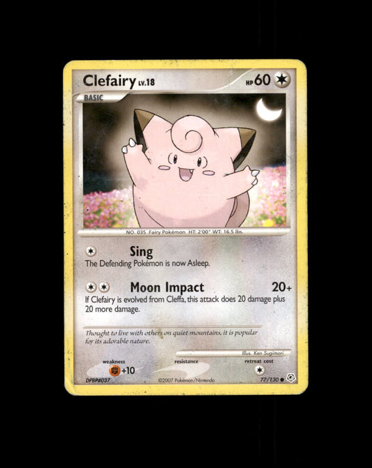 *SE BILDE FOR TILSTAND* Clefairy #77 Pokemon Diamond & Pearl Pokesingles