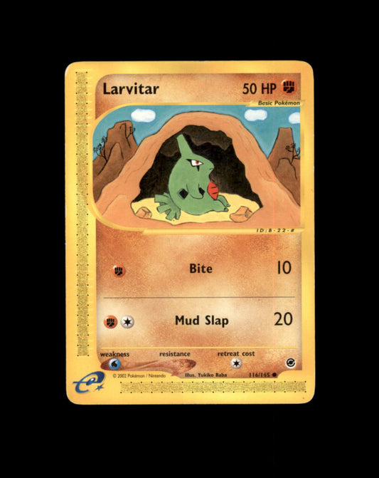 *SE BILDE FOR TILSTAND* Larvitar #116 Pokemon Expedition Pokesingles