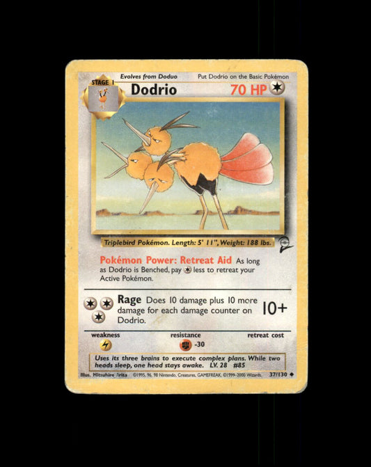 *SE BILDE FOR TILSTAND* Dodrio #37 Pokemon Base Set 2 Pokesingles