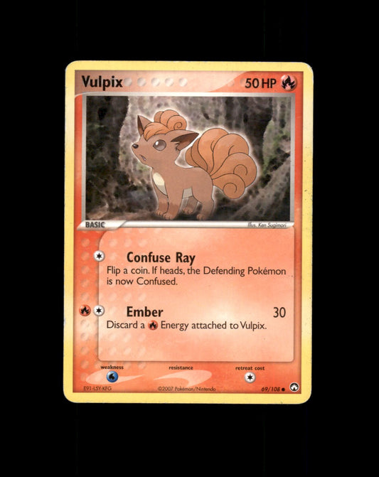*SE BILDE FOR TILSTAND* Vulpix #69 Pokemon Power Keepers Pokesingles