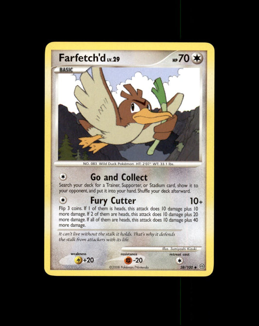 *SE BILDE FOR TILSTAND* Farfetch'd #38 Pokemon Stormfront Pokesingles