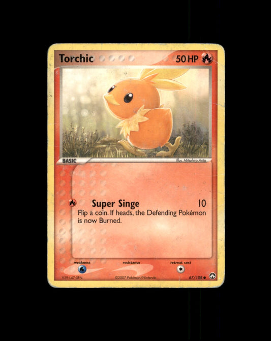 *SE BILDE FOR TILSTAND* Torchic #67 Pokemon Power Keepers Pokesingles