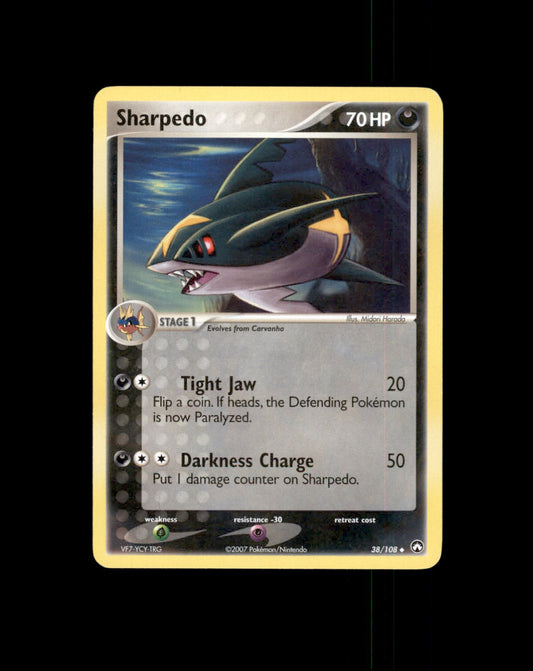 *SE BILDE FOR TILSTAND* Sharpedo #38 Pokemon Power Keepers Pokesingles